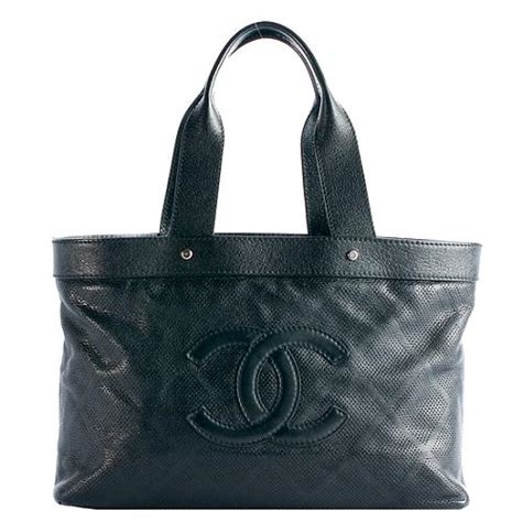 chanel perforated tote|chanel quilted tote bag.